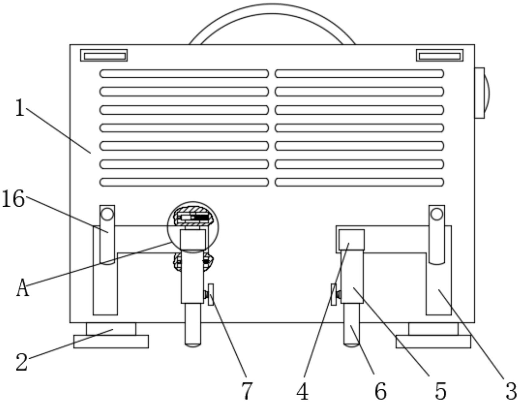一种电暖器防倾倒结构