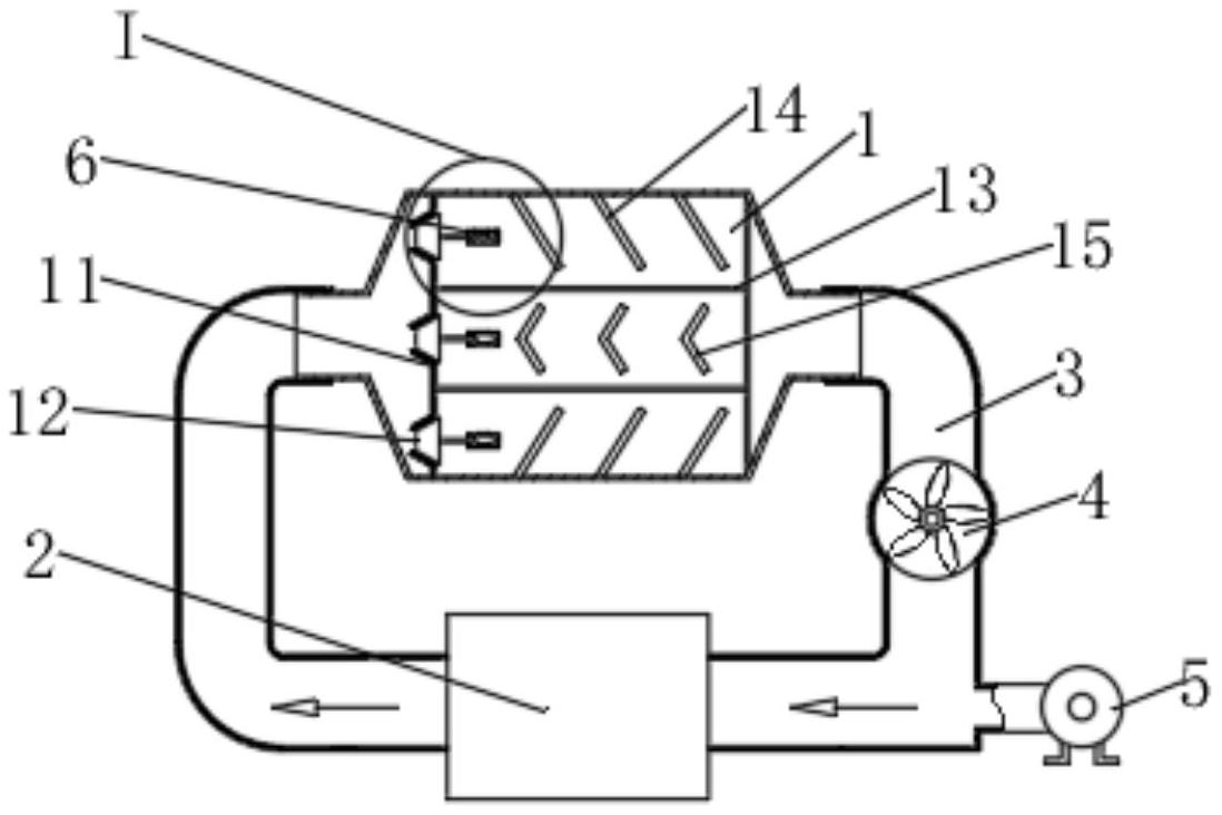 一种热风循环电加热器