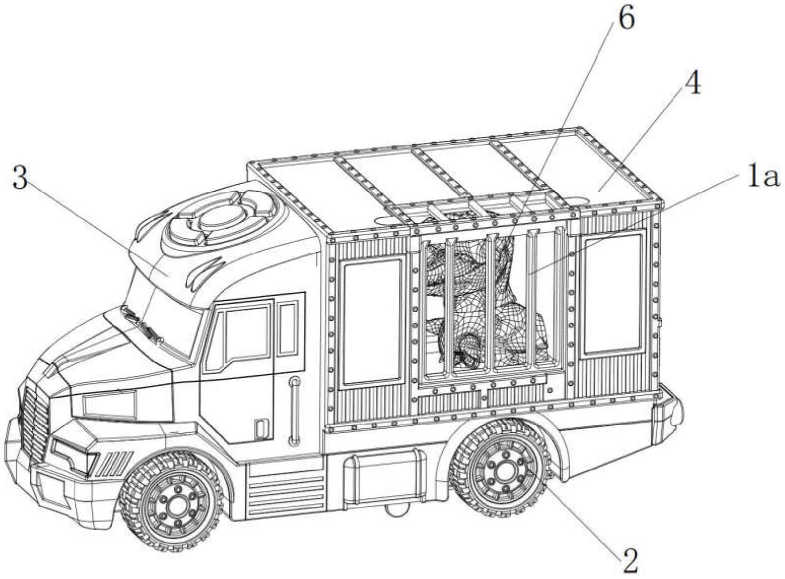 一种恐龙玩具车
