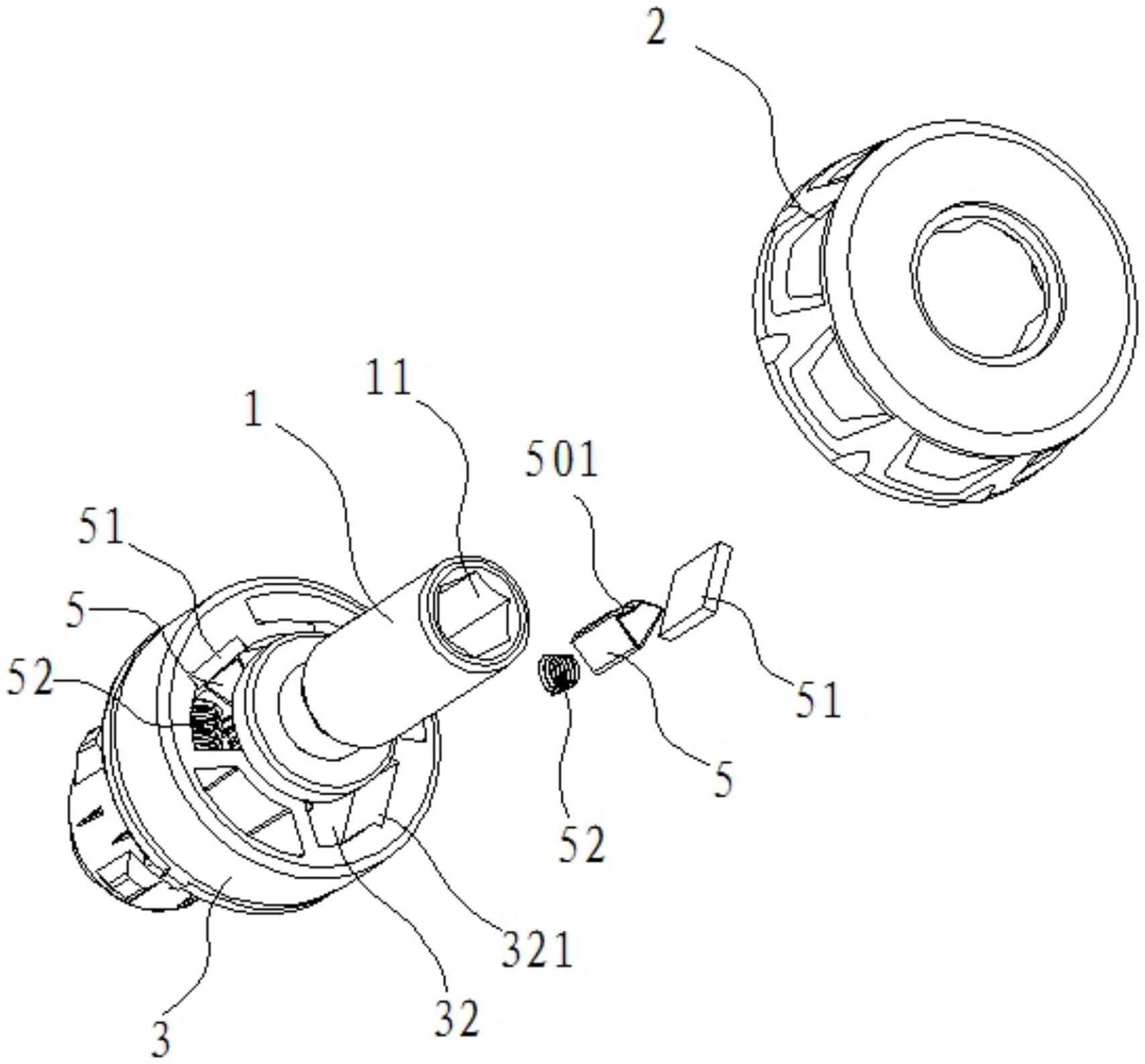 cn211867629u_一种棘轮转换头及螺丝刀