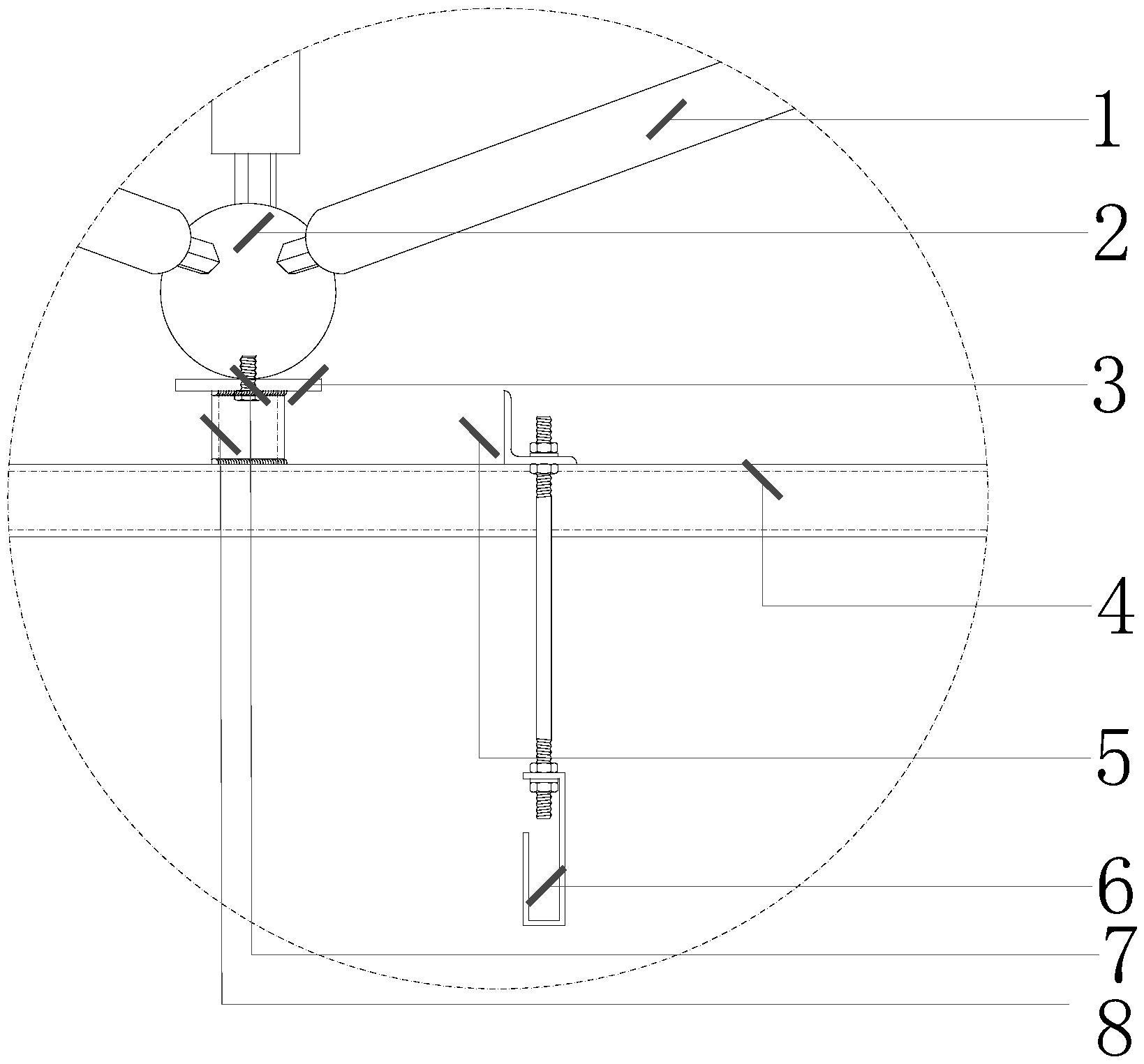 网架结构螺栓球节点图片