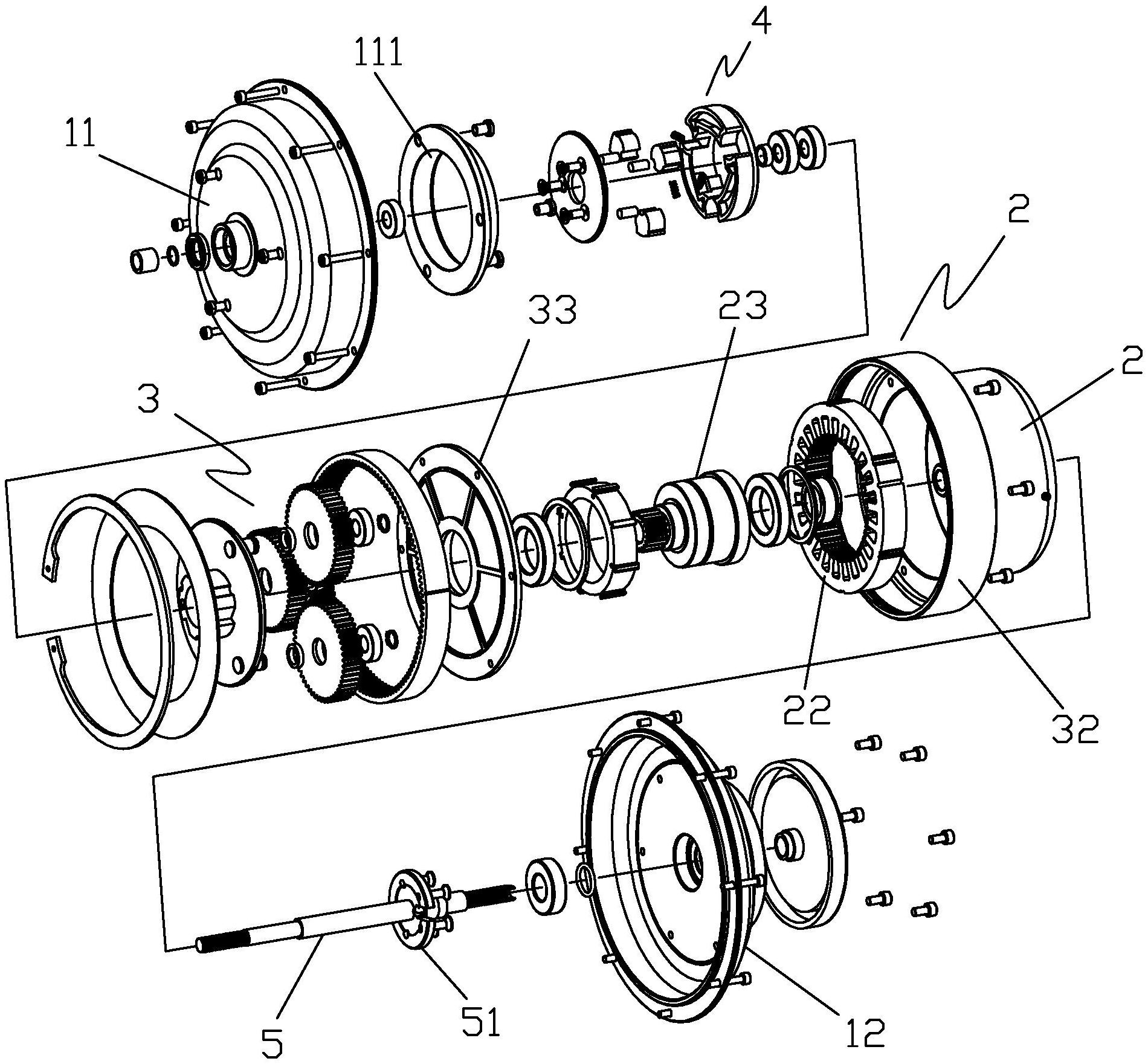轮毂电机的原理与结构图片