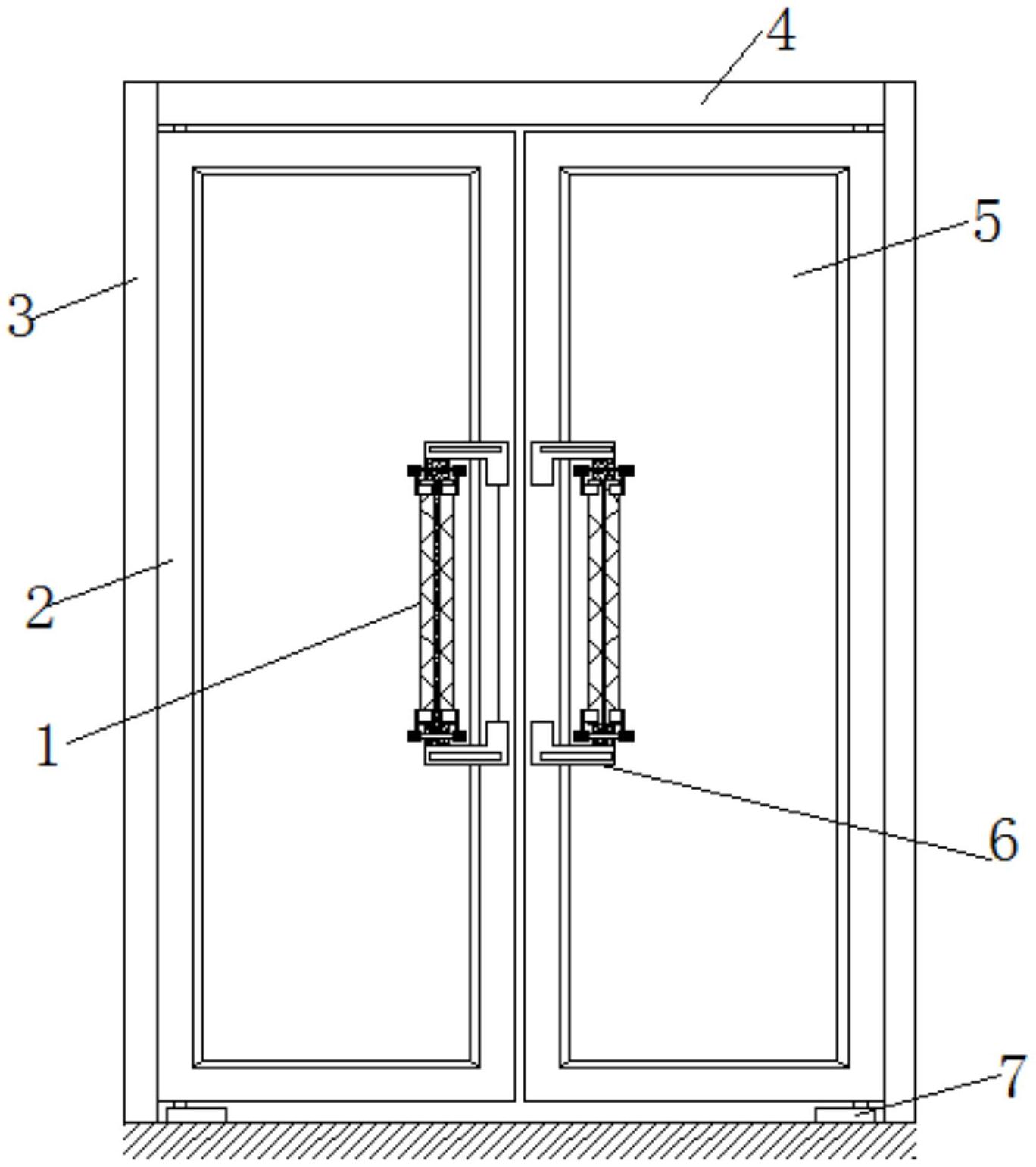 地弹簧门结构原理图片