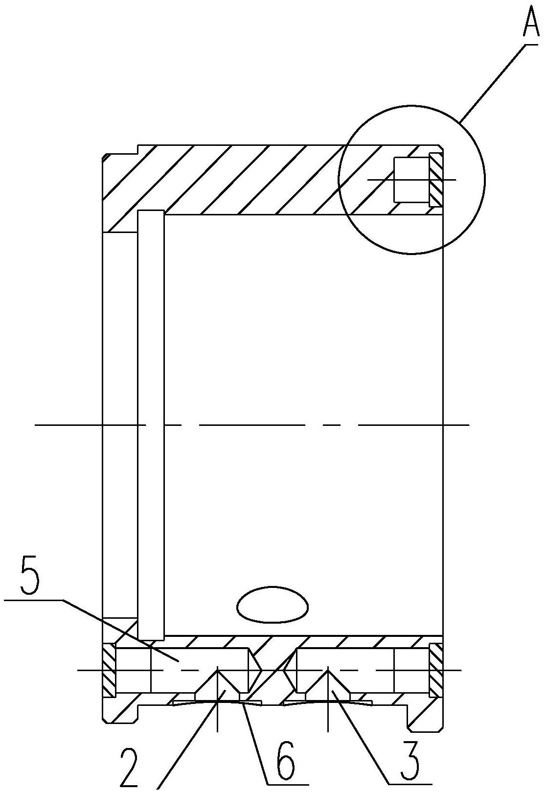 cn211901292u_高速卷曲机冷却轴承套