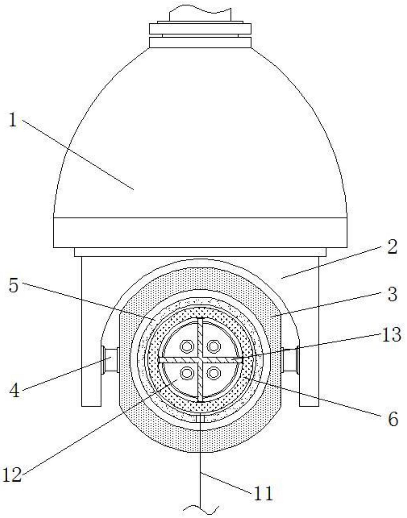 一种具有镜头清洁结构的智能球形摄像机
