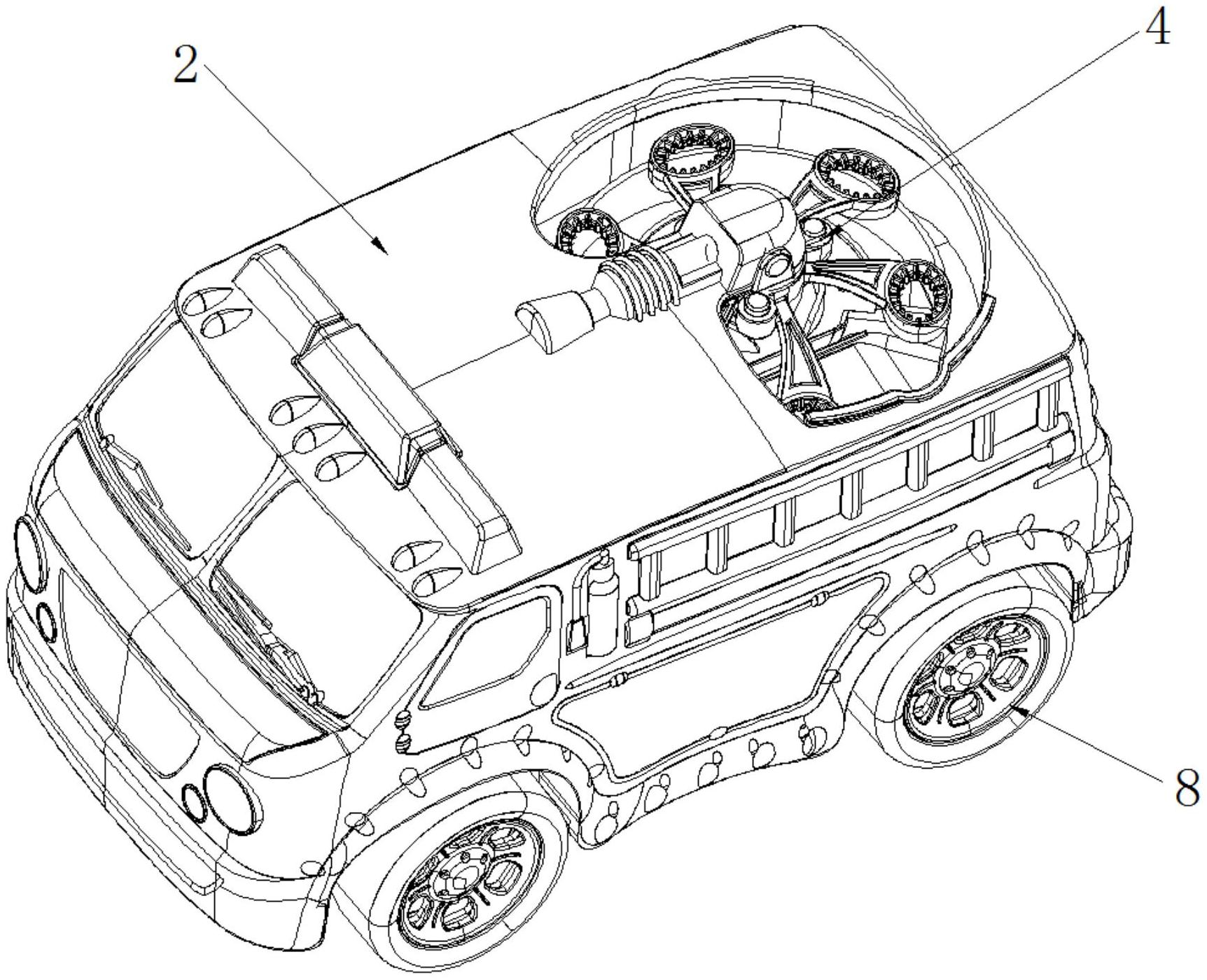 一种泡泡玩具车