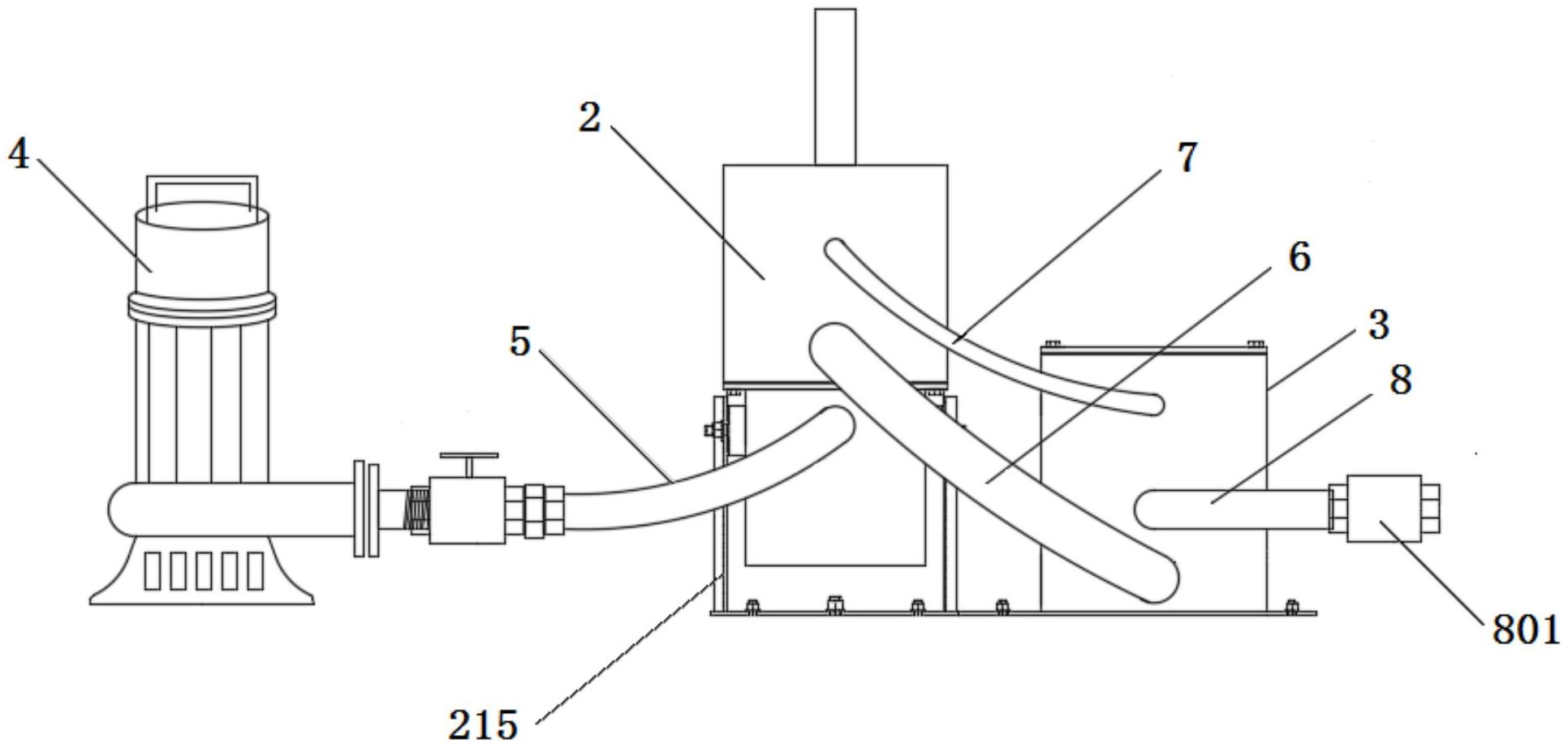 本实用新型公开了一种水下玻光跳泉设备,属于喷泉领