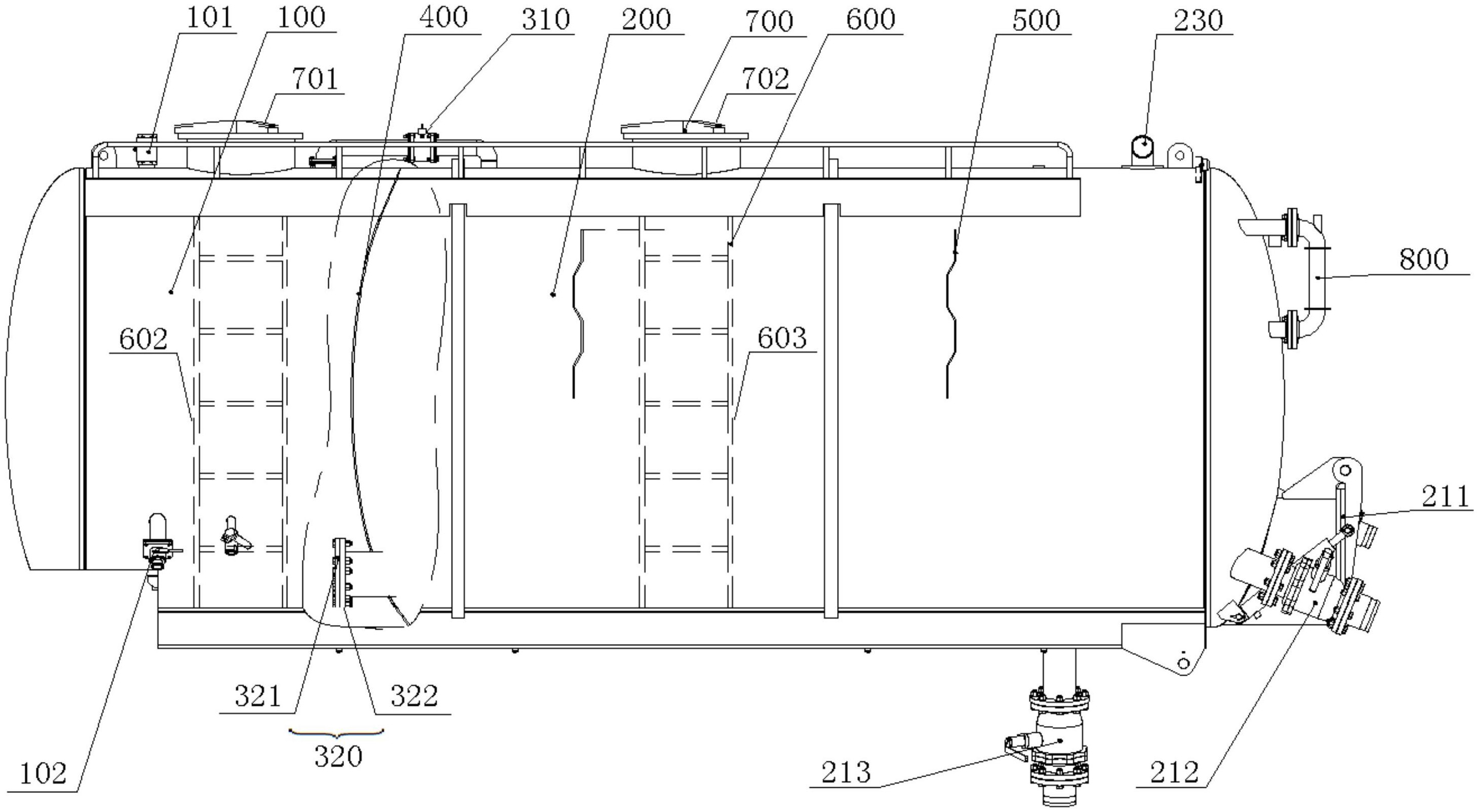 cn211922460u_清洗吸污车罐体