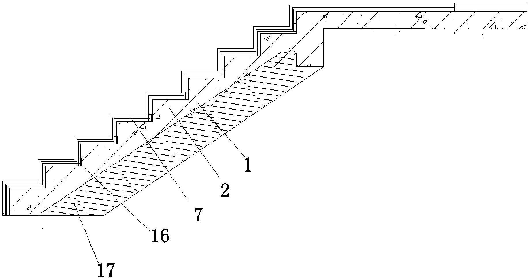 u字型楼梯平面图图片