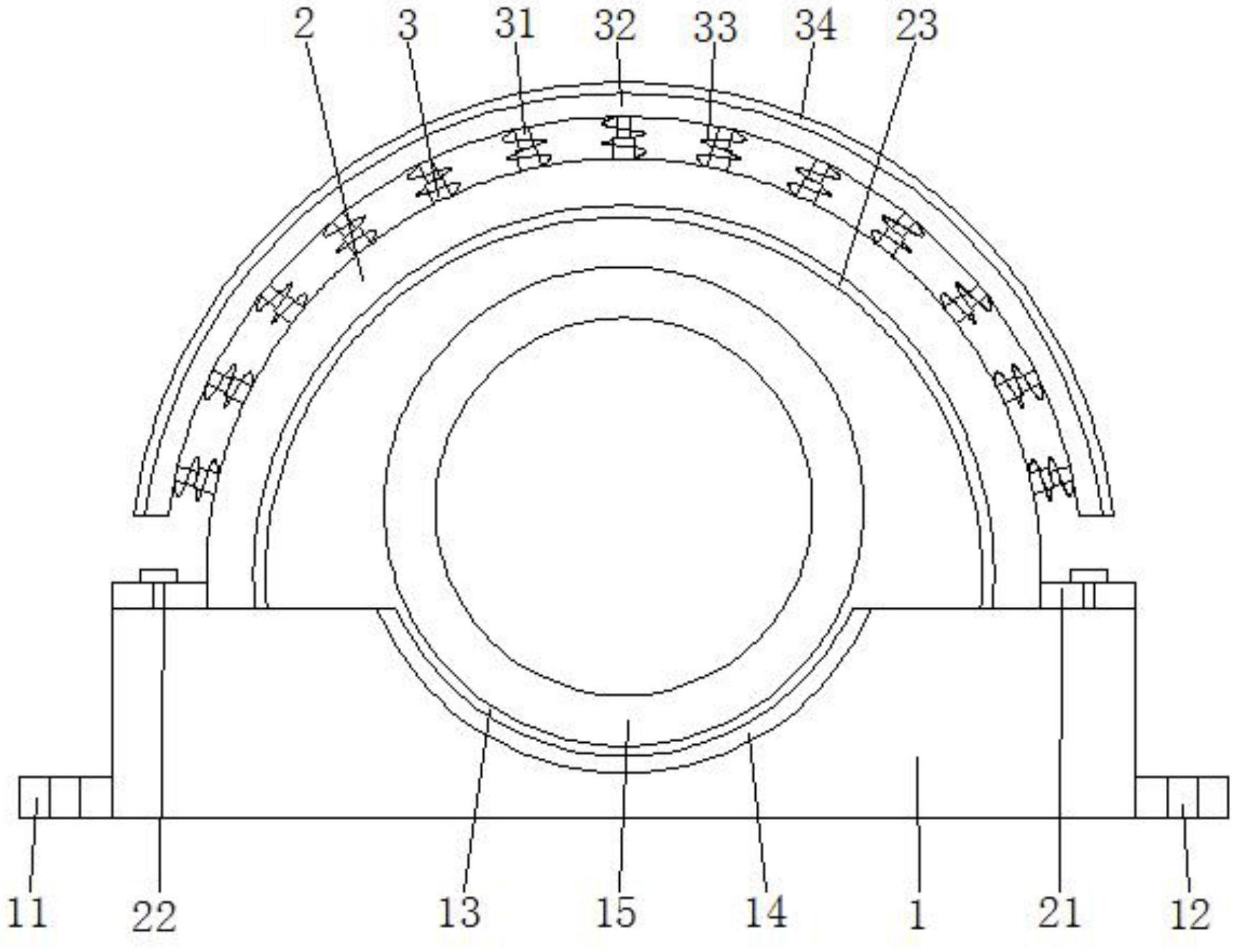 cn211925160u_一种建筑暖通户外管道保温结构
