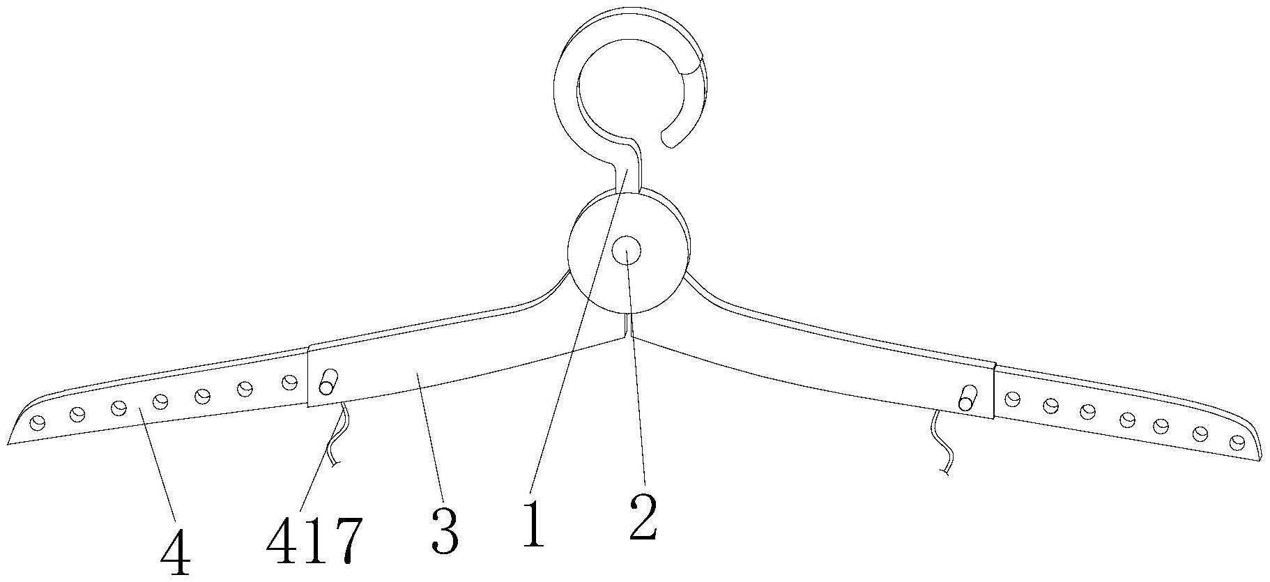 一种多功能可折叠衣架