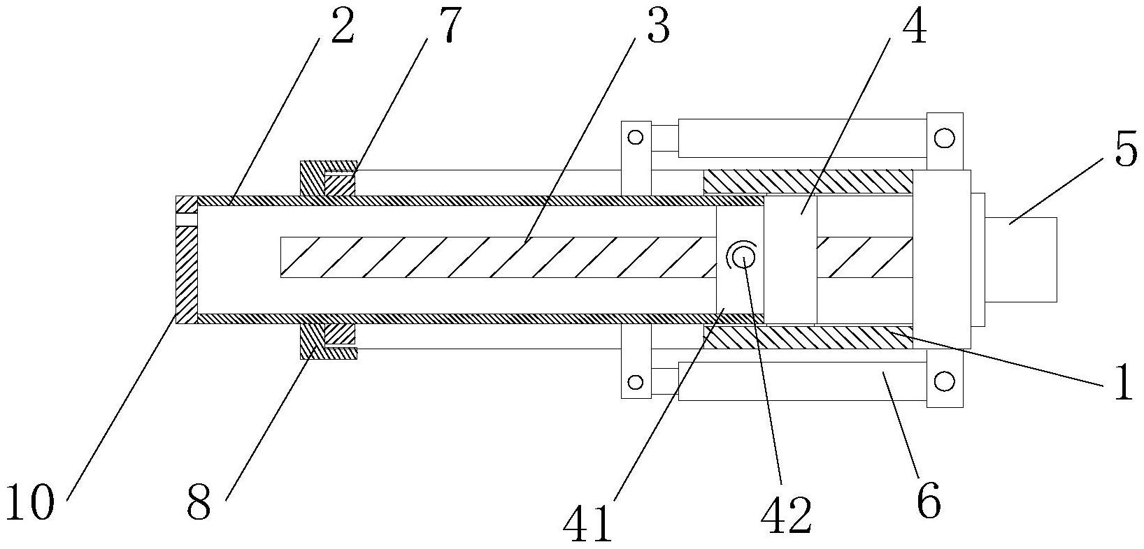 一种医用设备的双动式伸缩机构