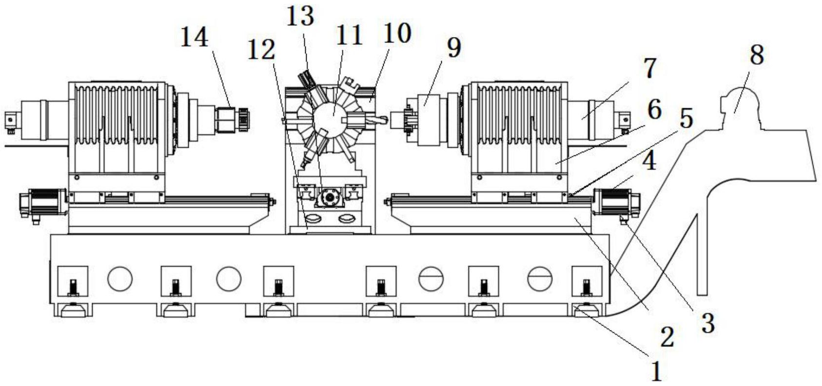 cn211991817u_一种自动化生产线专用双主轴数控车床有效