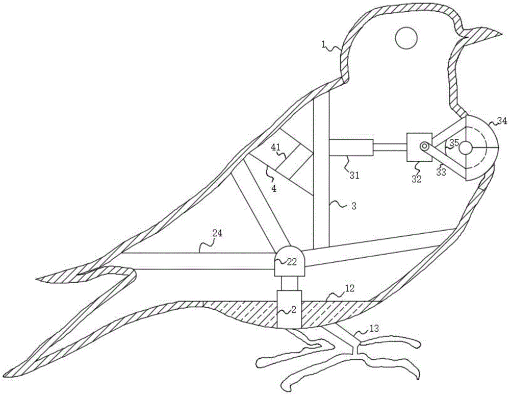 cn212007302u_一種仿生鳥類監測裝置有效