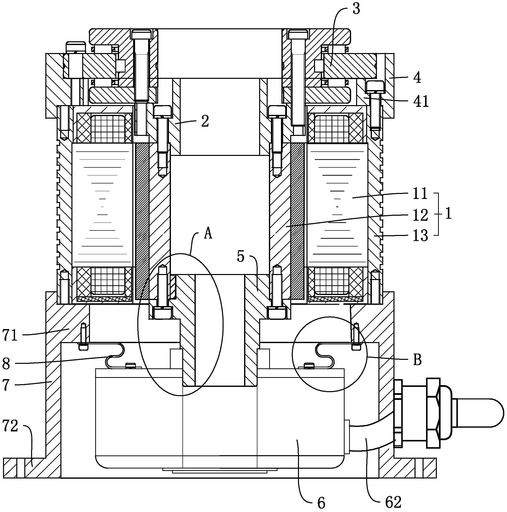 cn212033952u_一种直驱转台有效