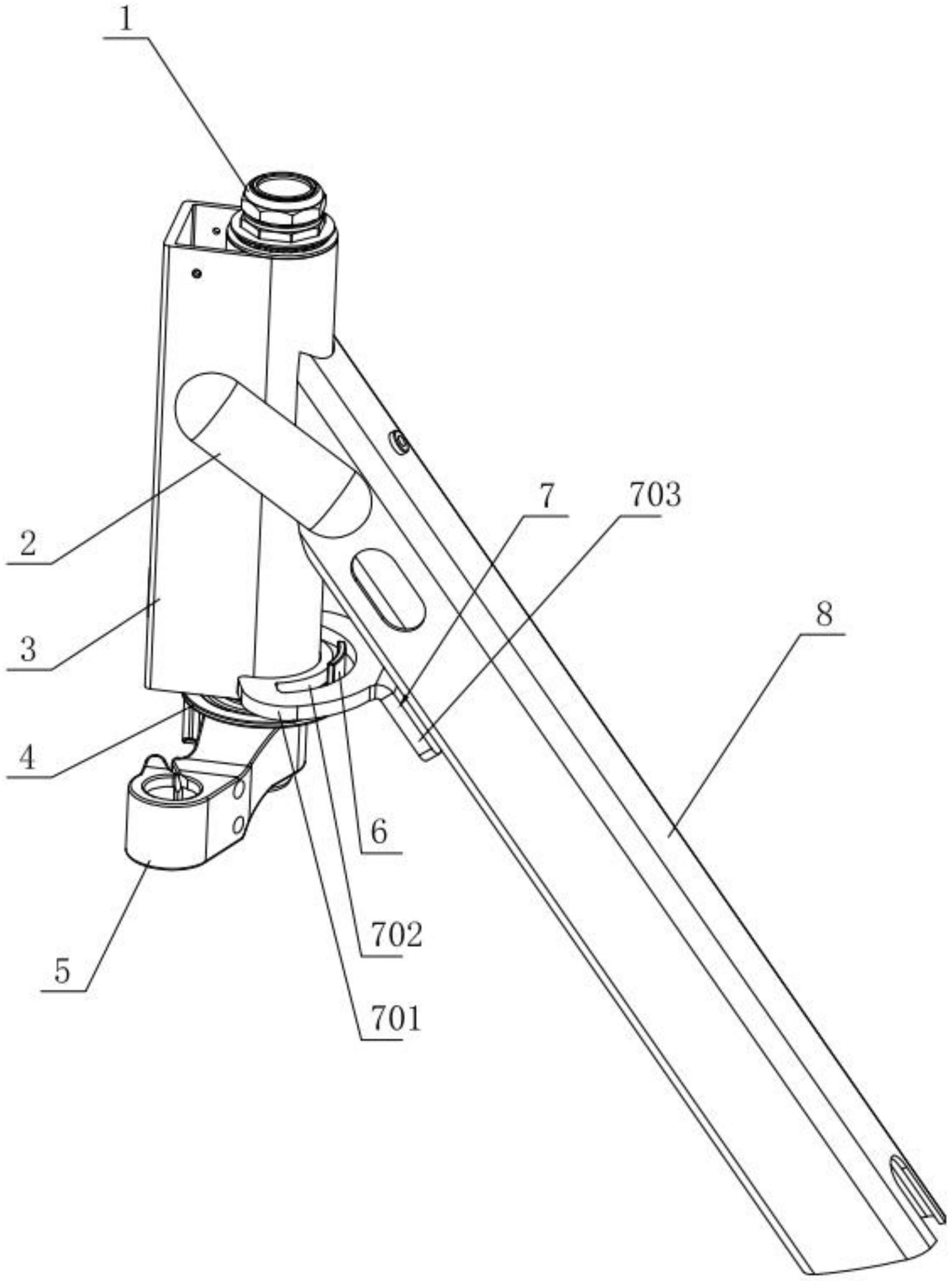 一种转向限位加强结构