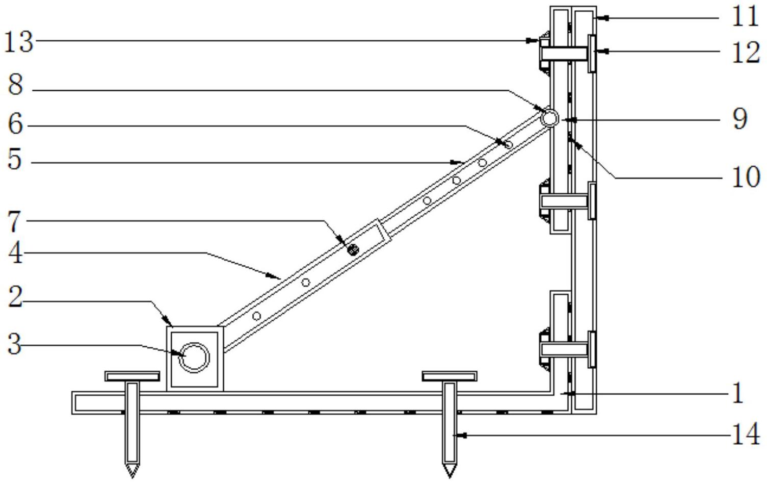 一种公路工程模板支撑装置