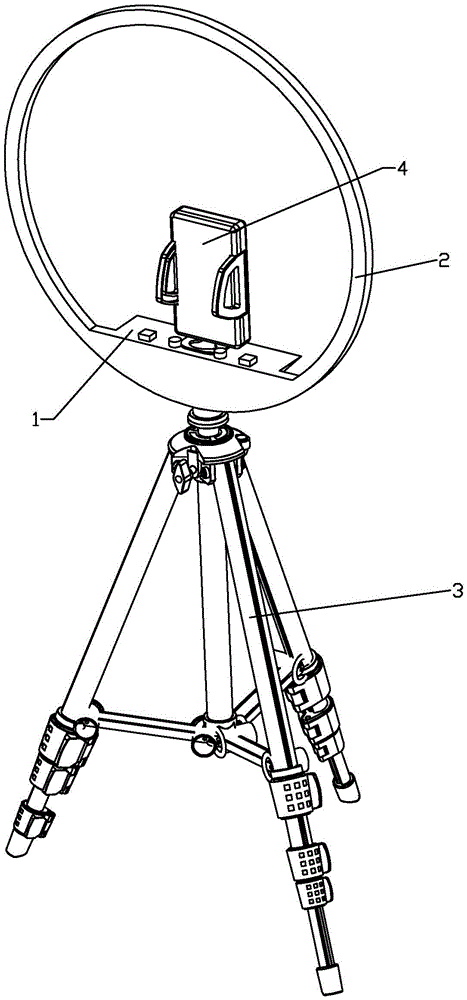 cn212060835u_具有无线充电功能的补光灯有效