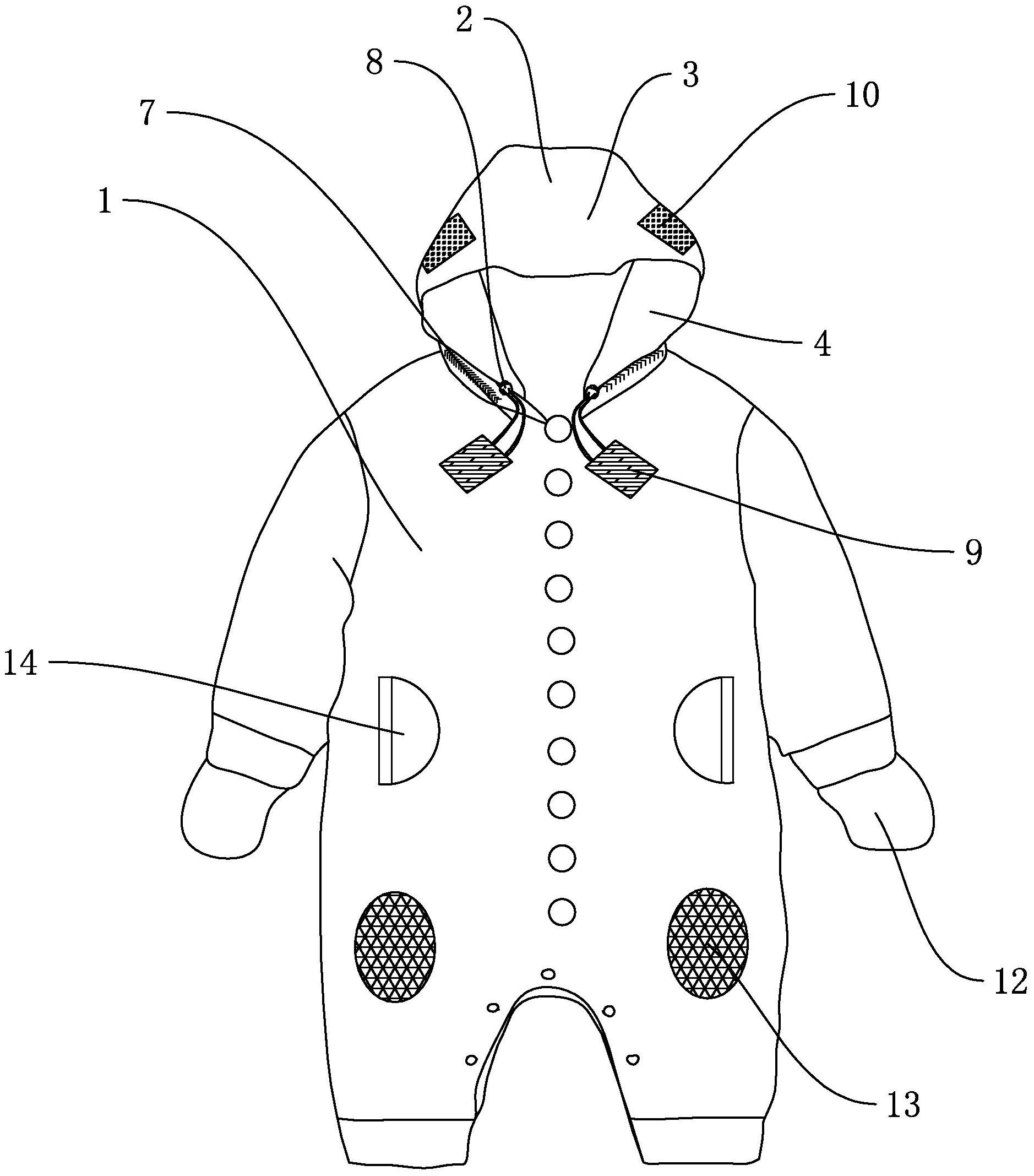 cn212065726u_一种婴儿连体衣有效