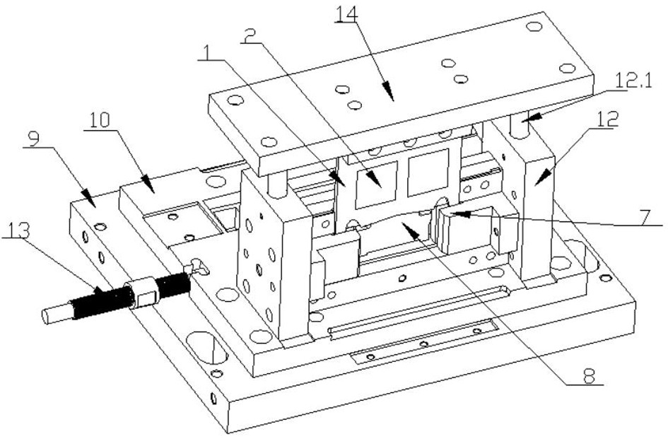 一种冷弯成型机用型材分离用剪切模具