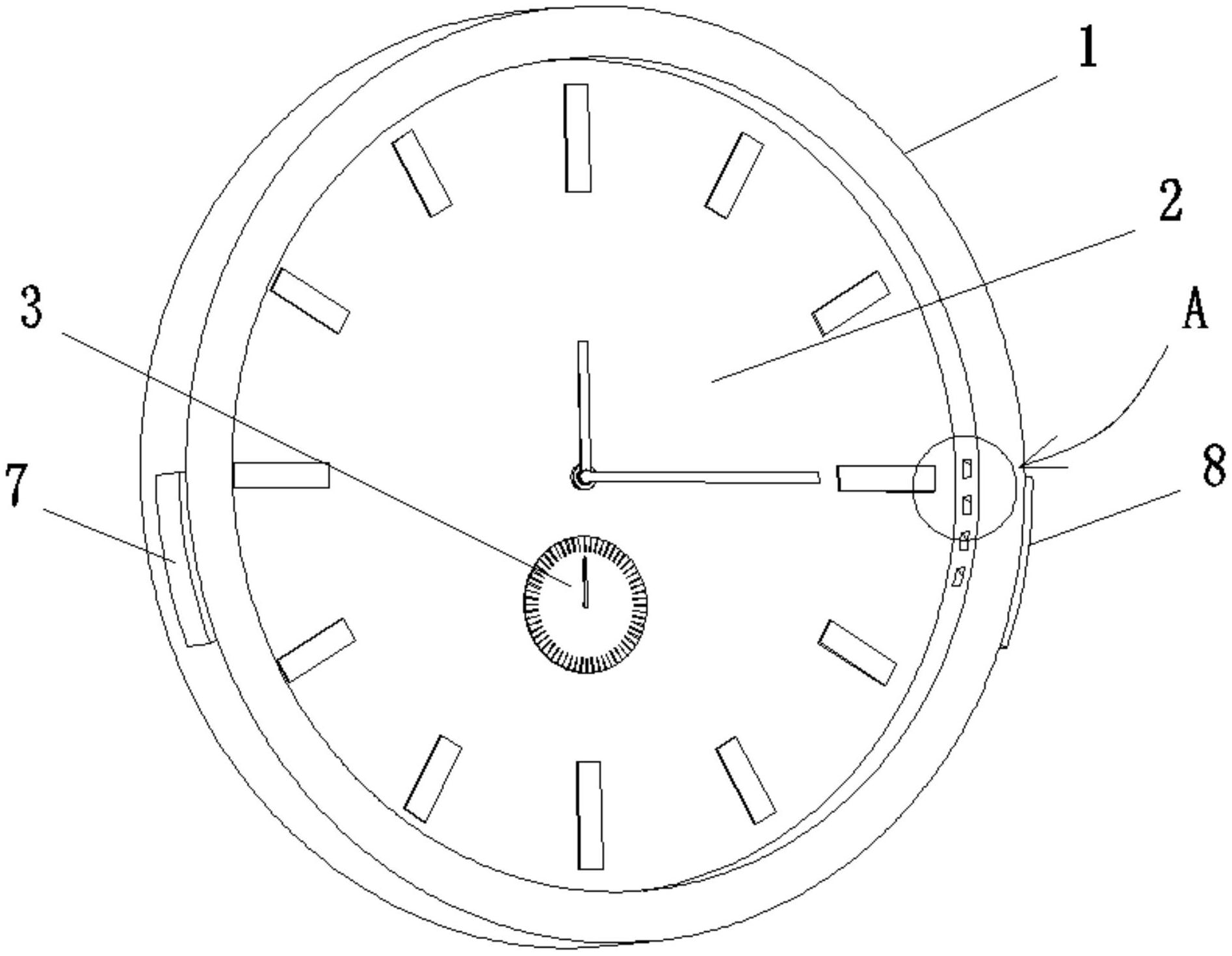 钟表内部结构设计图图片