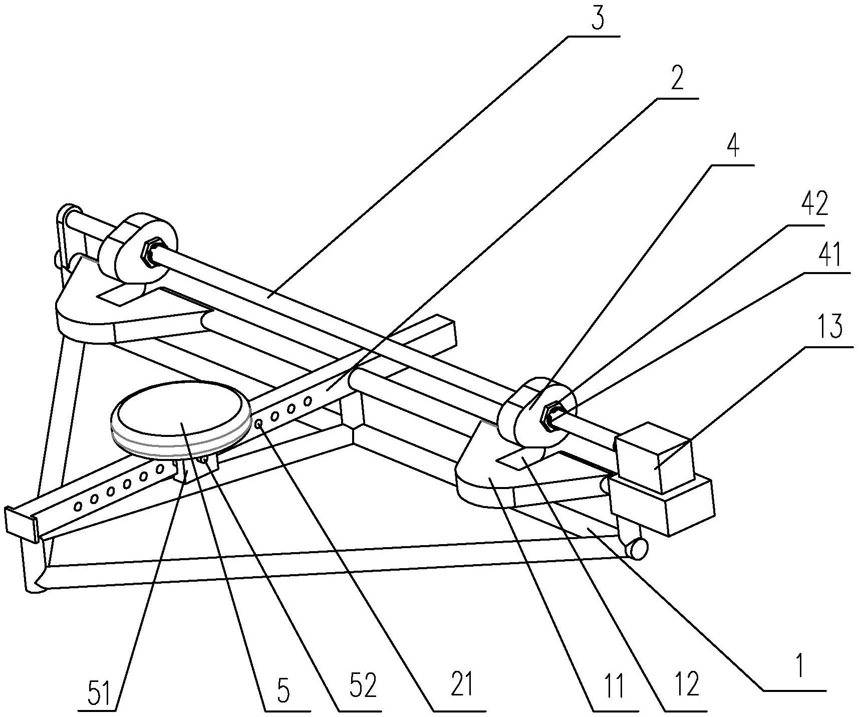 健美操训练用的大腿内收肌拉伸装置