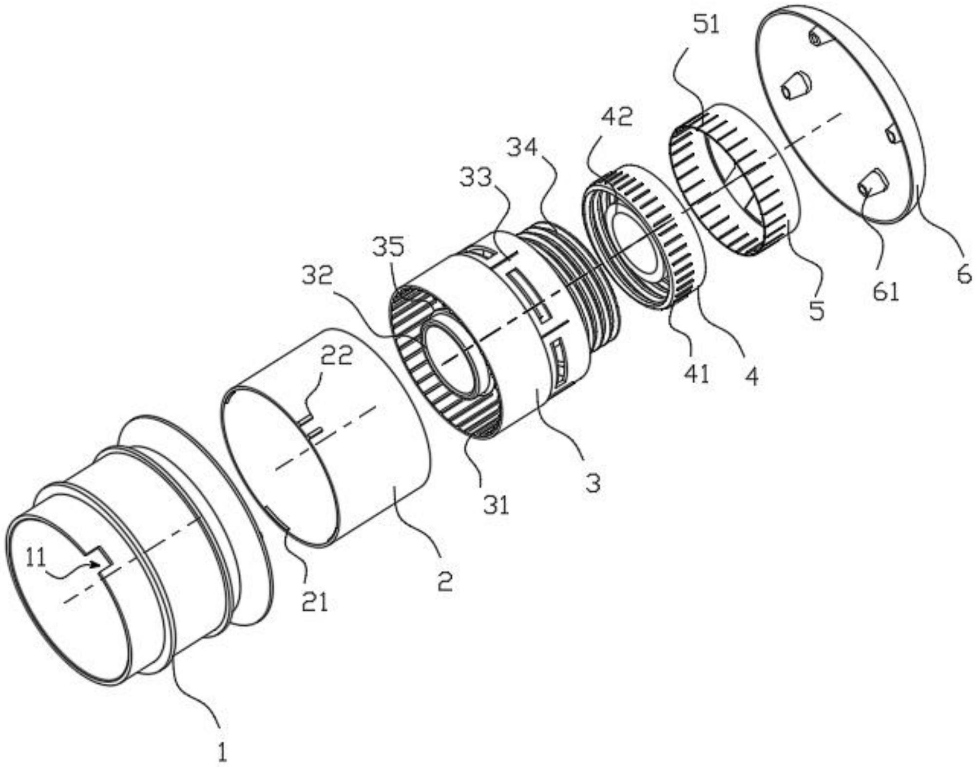 一种具有防伪结构的瓶盖