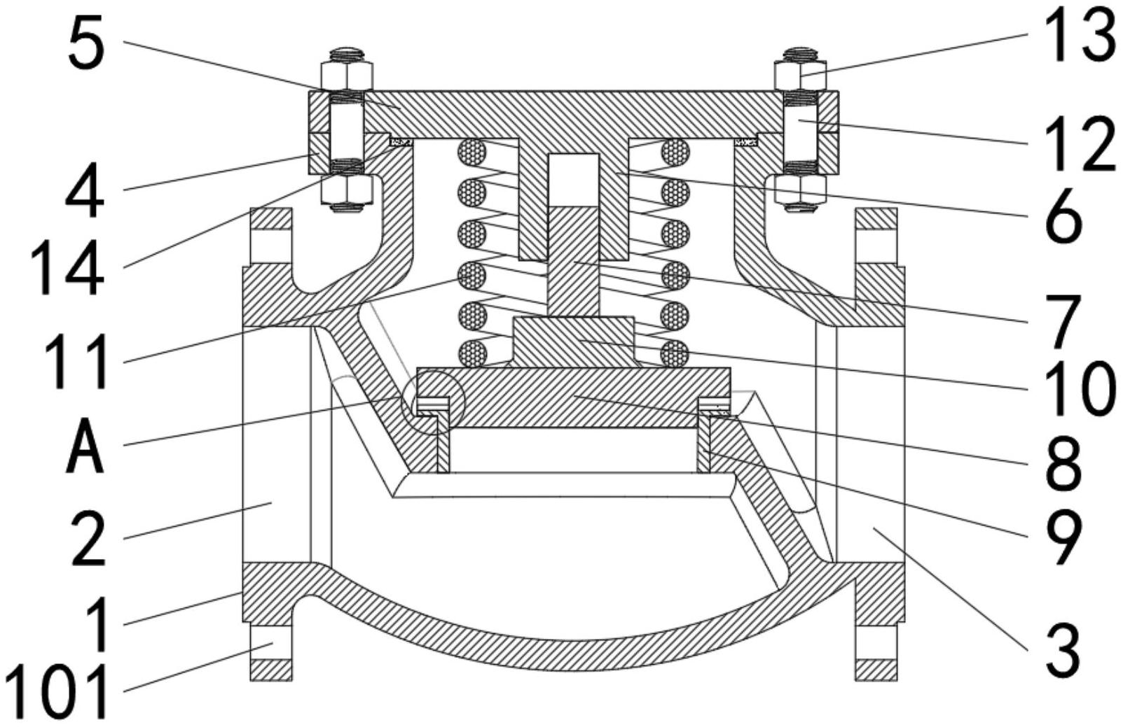 一种氧气止回阀