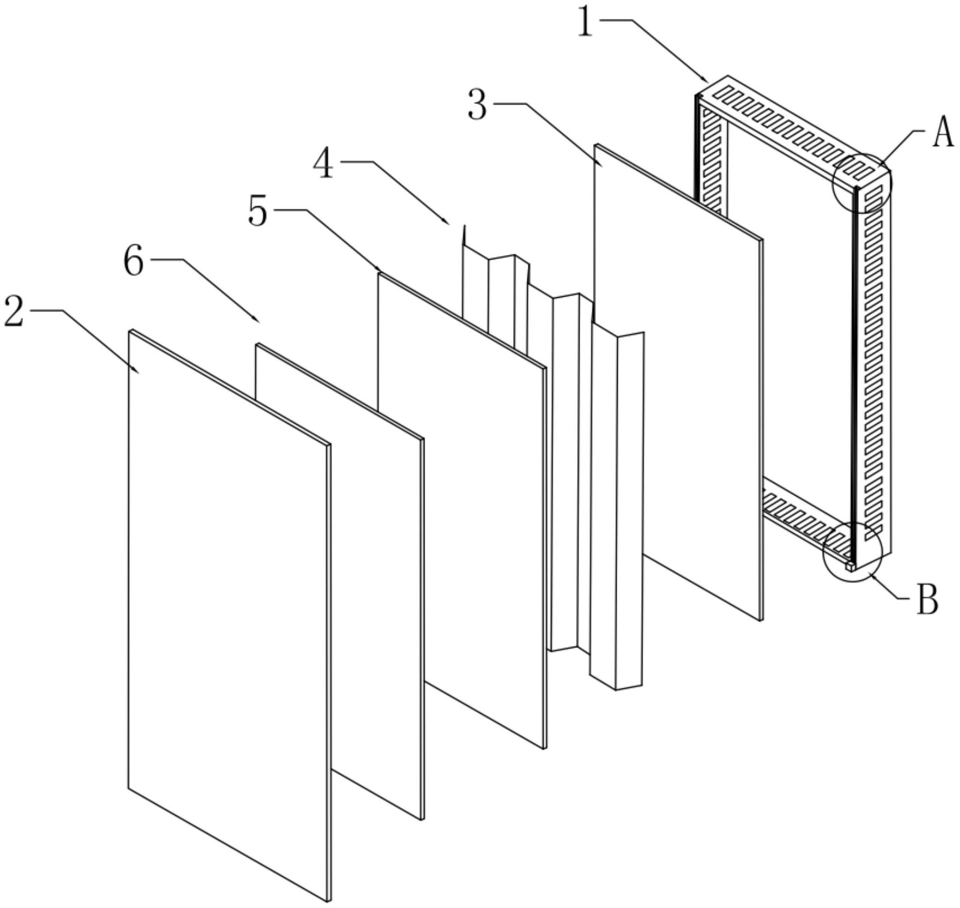 石墨烯电暖墙板,其包括安装框架,壁画层,绝热层,导热器和石墨烯发热层