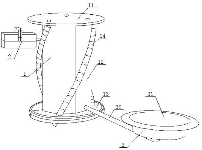 一种娱乐设施的烟圈炮