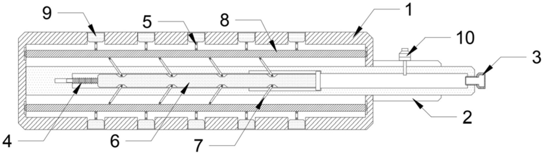 一种数控机床用板片式涨紧轴