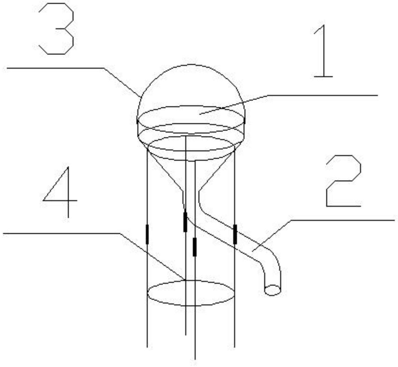 cn212201323u_一种用于钢管柱孔内灌浆的长颈漏斗有效