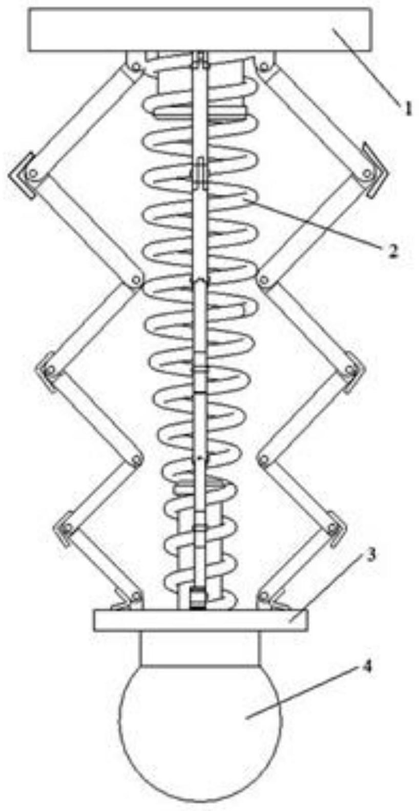 一种新型弹簧阻尼着陆缓冲结构