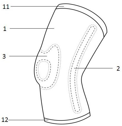 一种运动按摩护膝