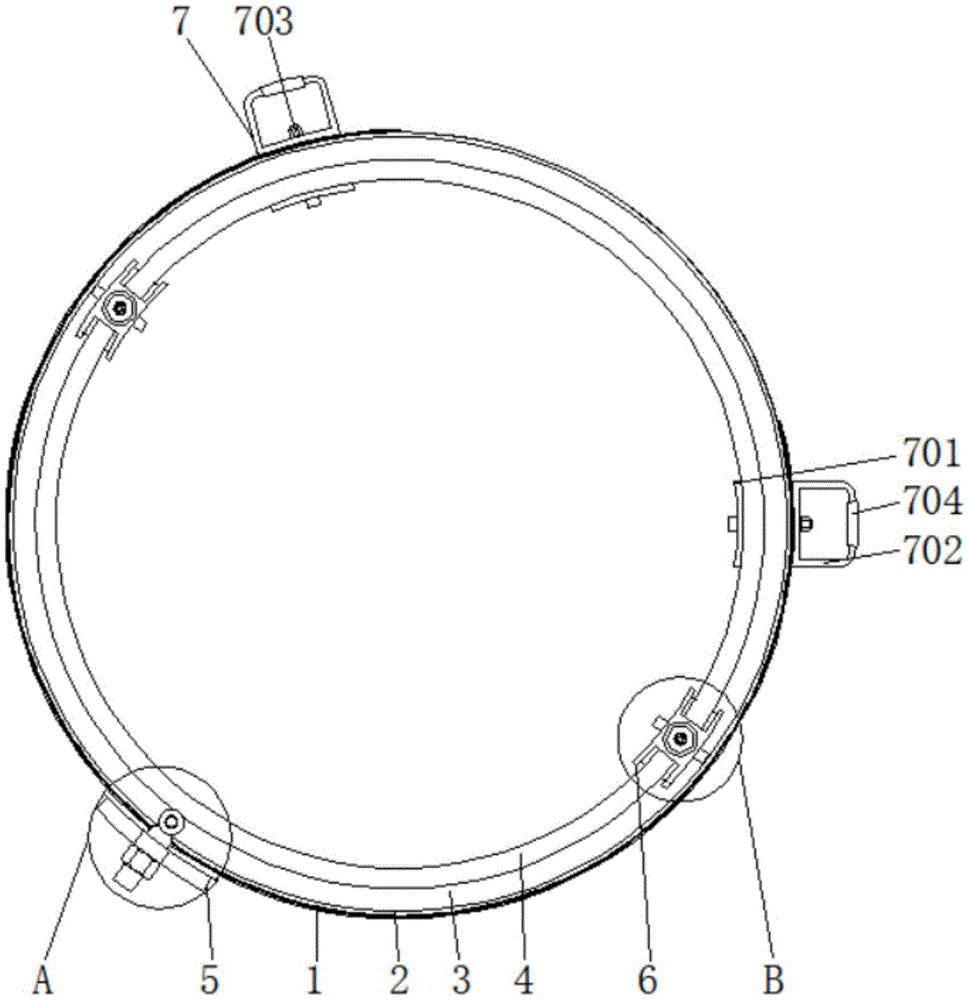 cn212227732u_一种圆形加热炉用多层圆桶有效