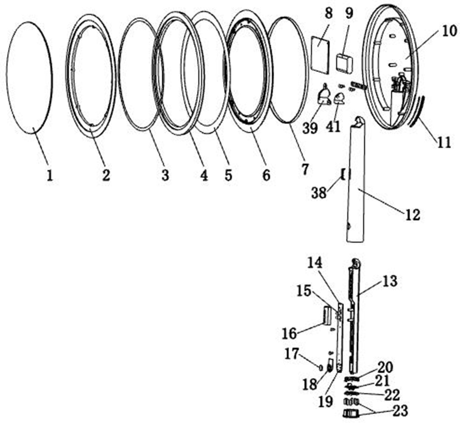 一种具有握持结构的化妆镜