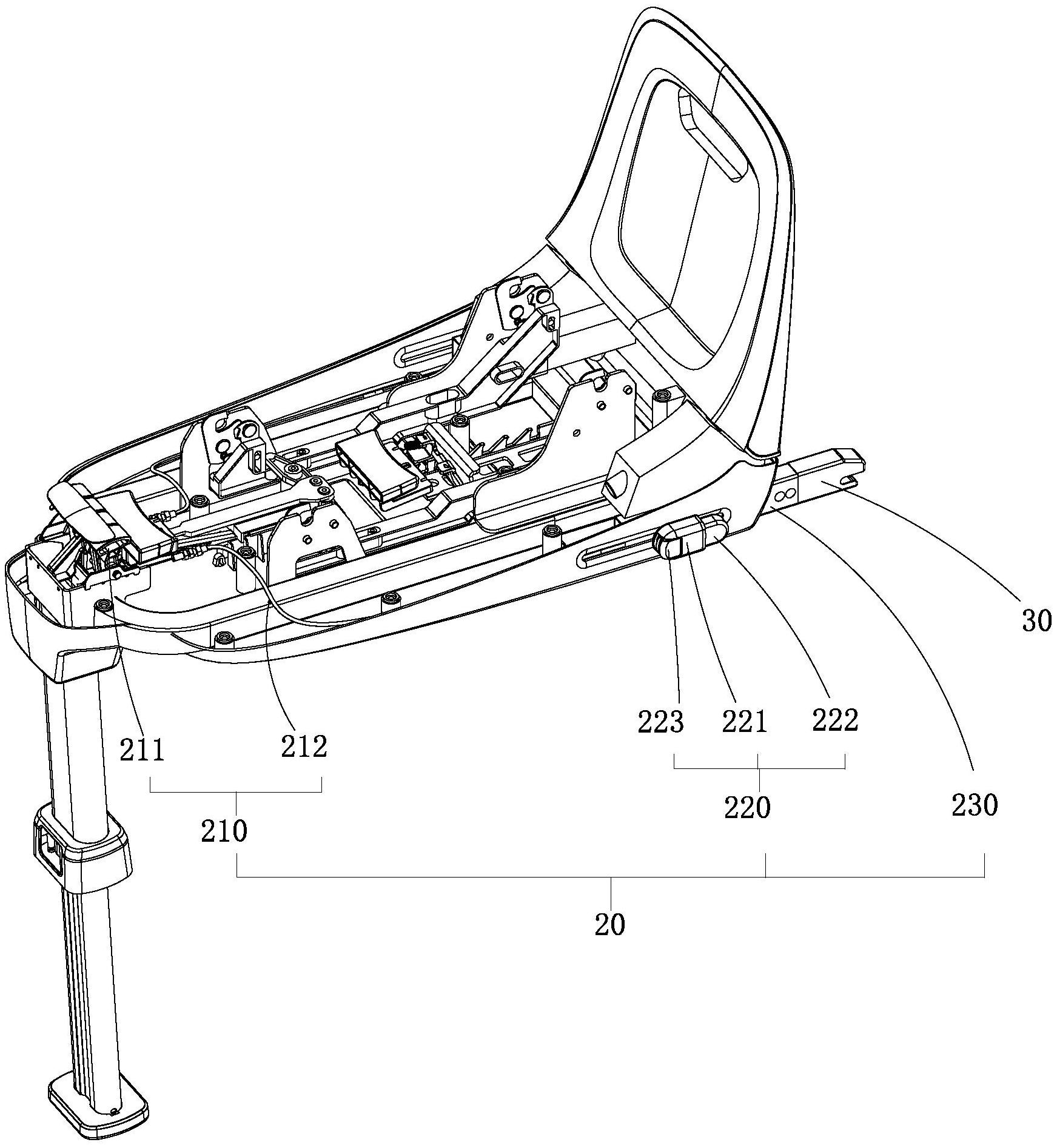 儿童安全座椅的二道锁机构及儿童安全座椅
