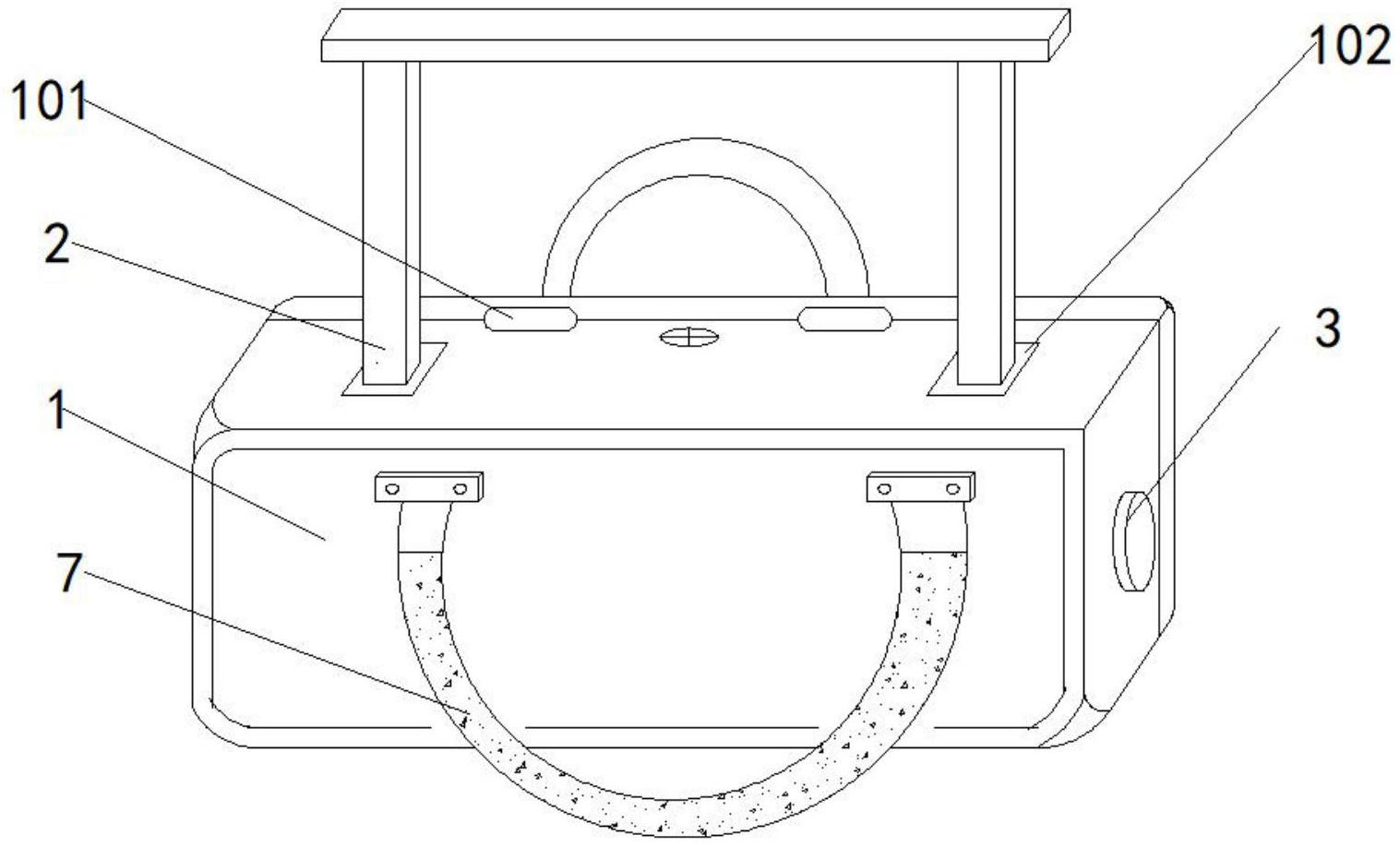 一种土壤检测仪用防撞结构