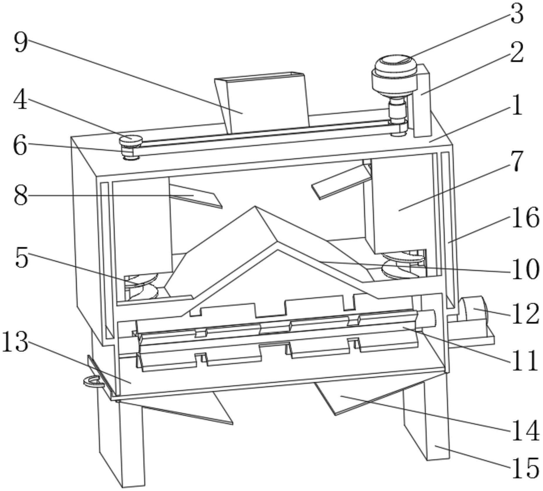 谷物烘干机结构图图片