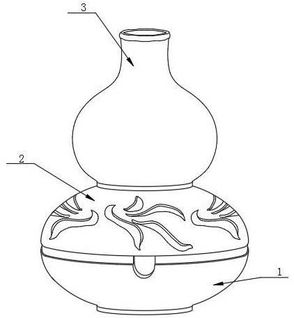 一种组合式多功能摆件
