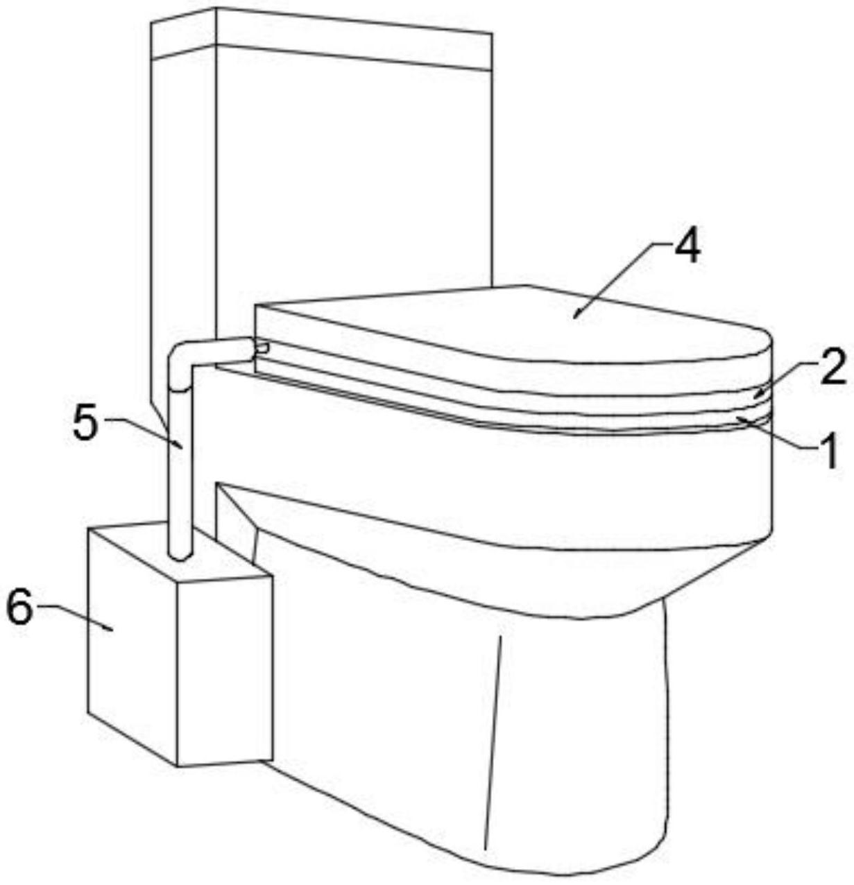 一种排风式双层马桶垫