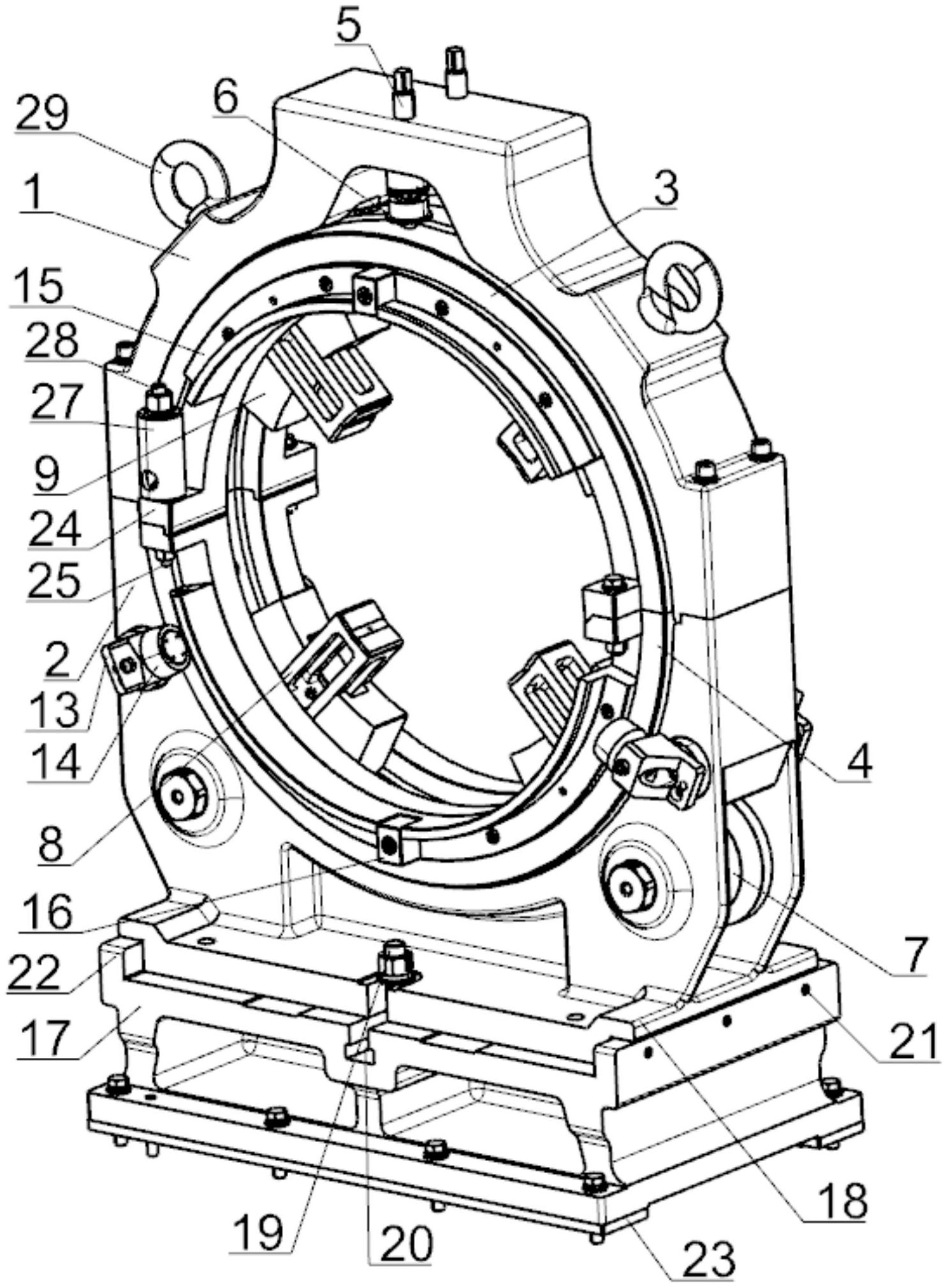 限位机构和动力传递机构;所述夹具体通过转动机构与所述夹具座转动