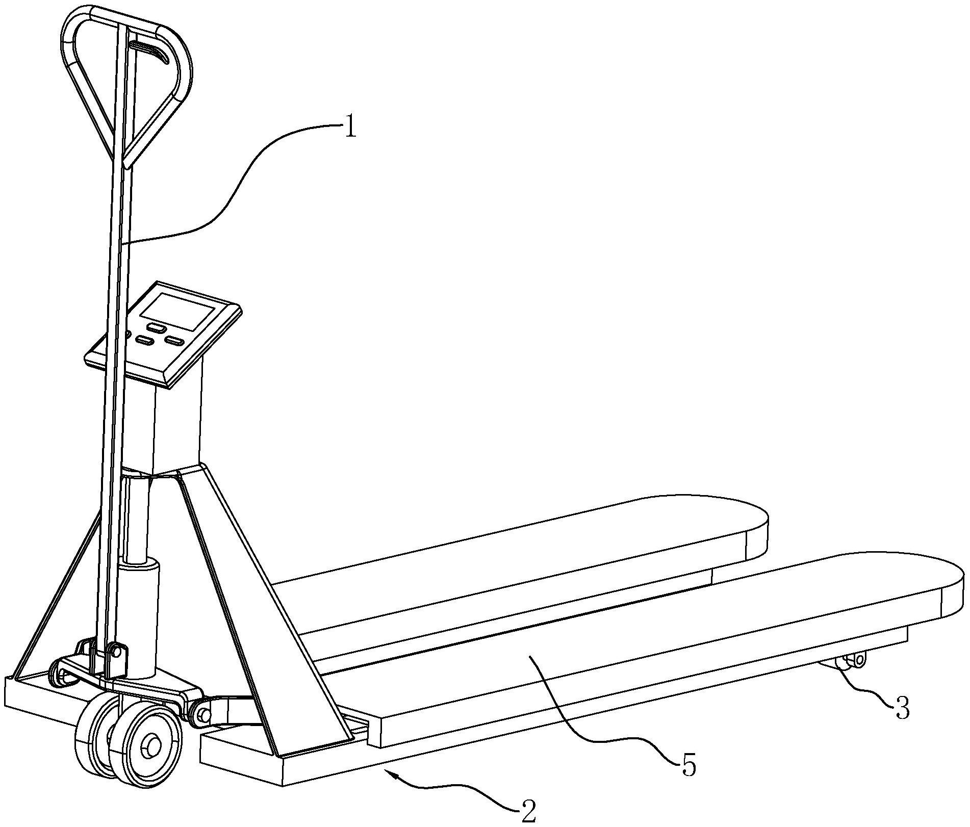 cn212387672u_一种称重型液压搬运车有效