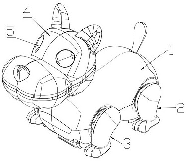 cn212395846u_一种交互式遥控机器狗有效