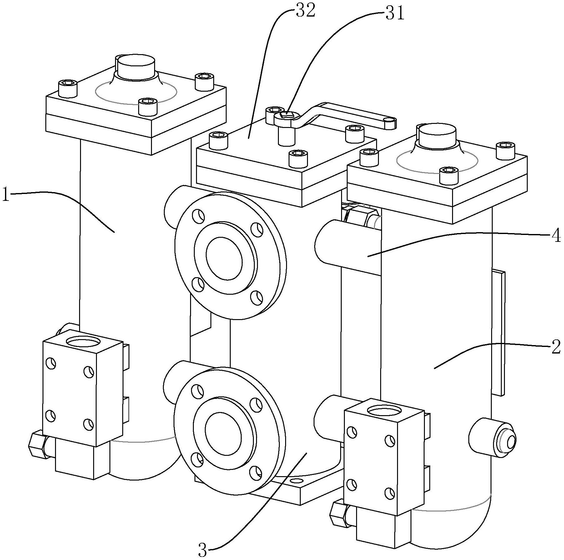 一种双筒管路过滤器