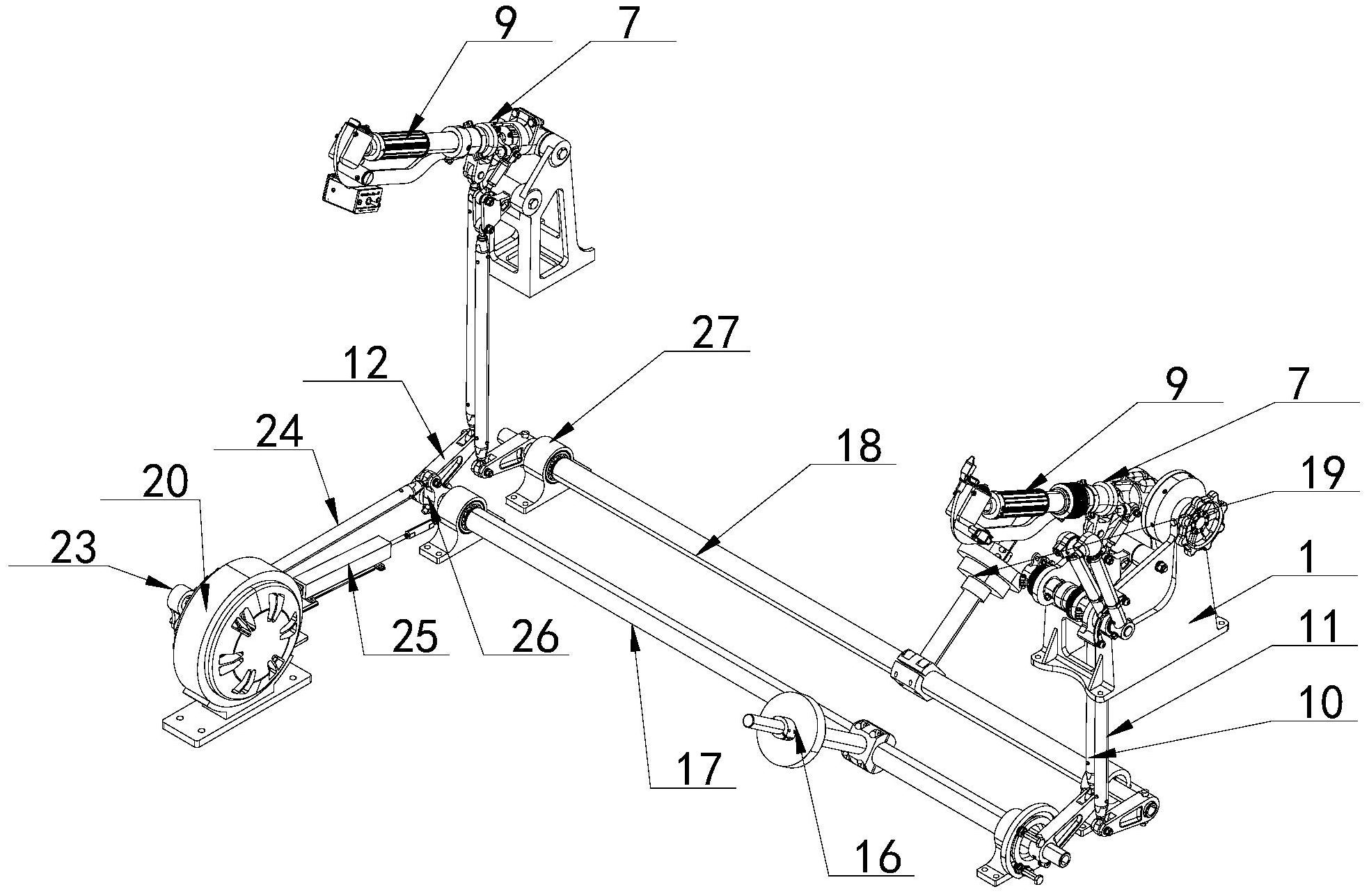 飞机模拟器操纵结构及联动结构