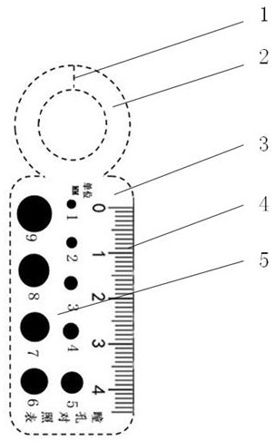 cn212415703u_一种便携式瞳孔测量尺和眼药水包装盒有效