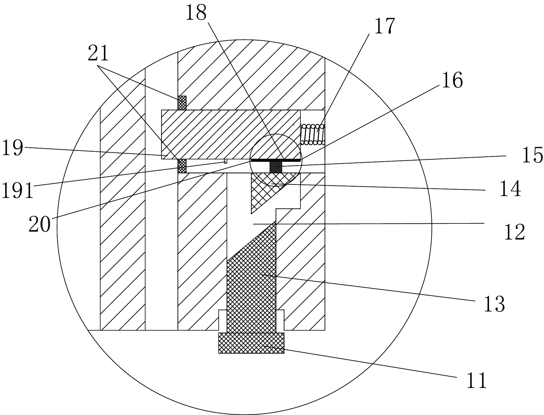 一种杯体水涨模具