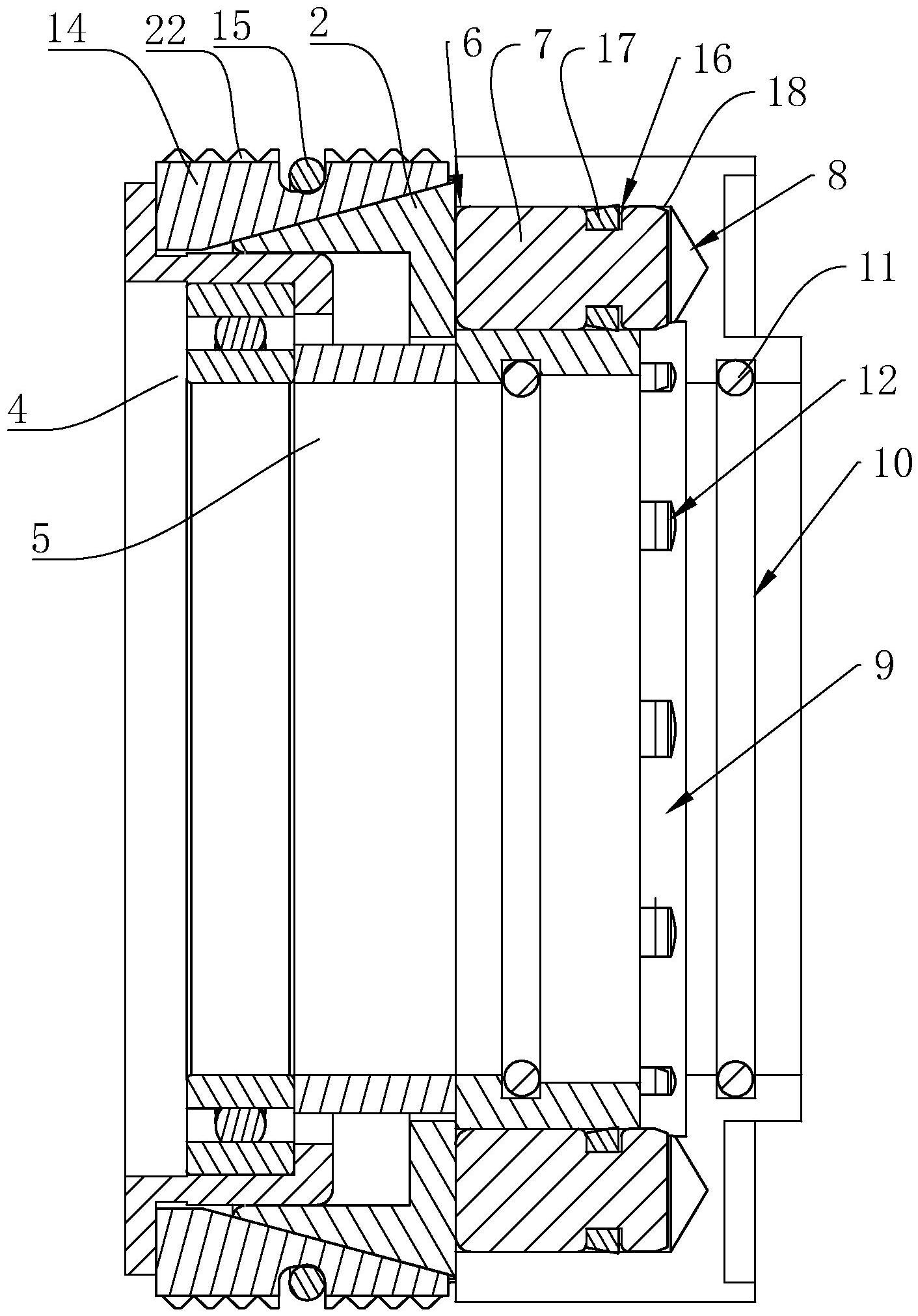 一种单气路滑差轴