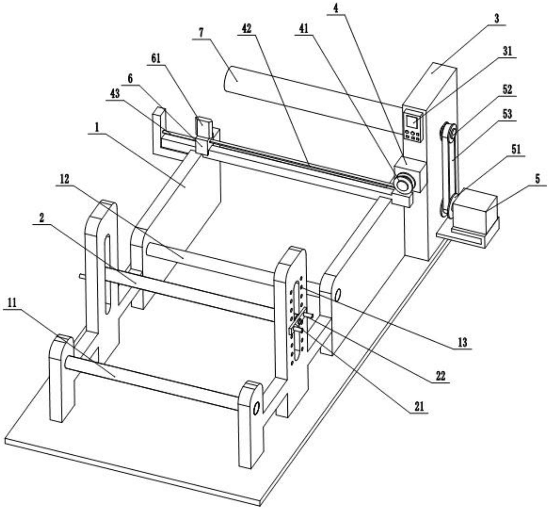 一体式气泡膜裁剪收卷装置